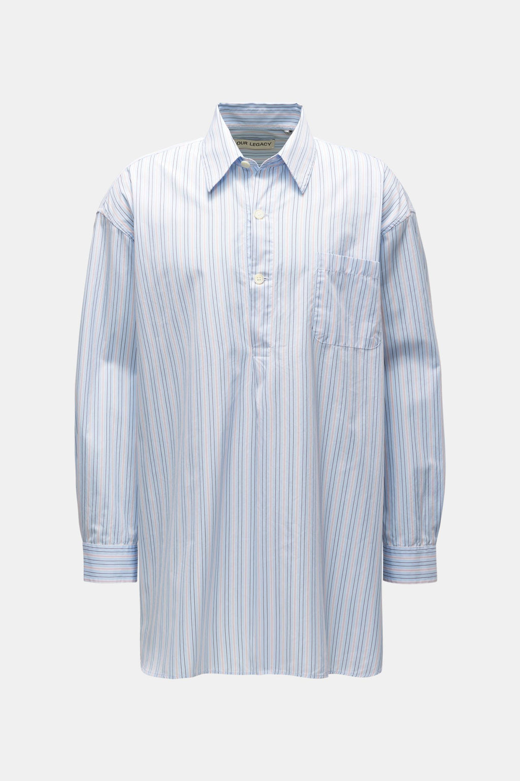 Our Legacy Popover shirt Kent collar - striped