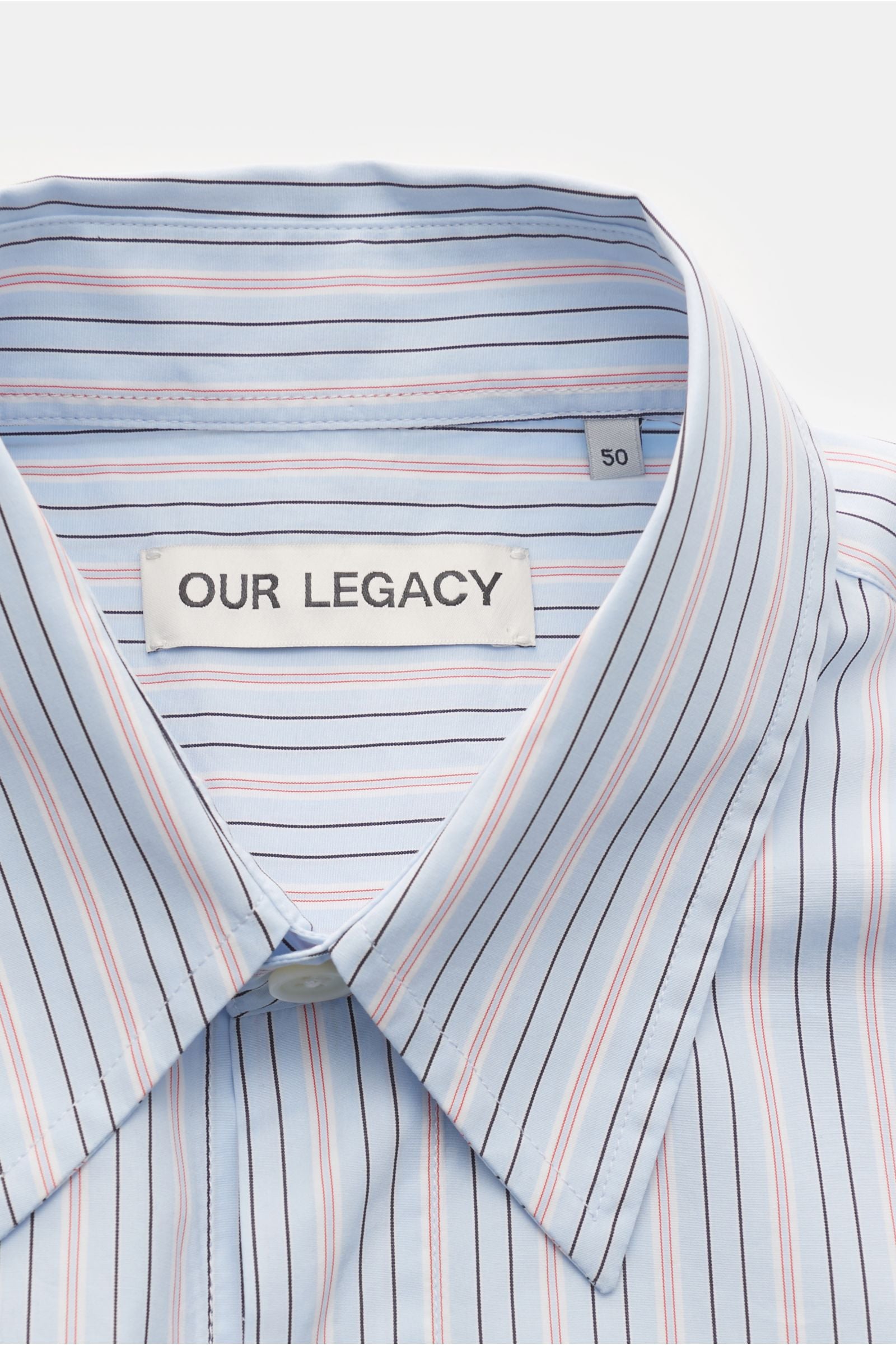 Our Legacy Popover shirt Kent collar - striped