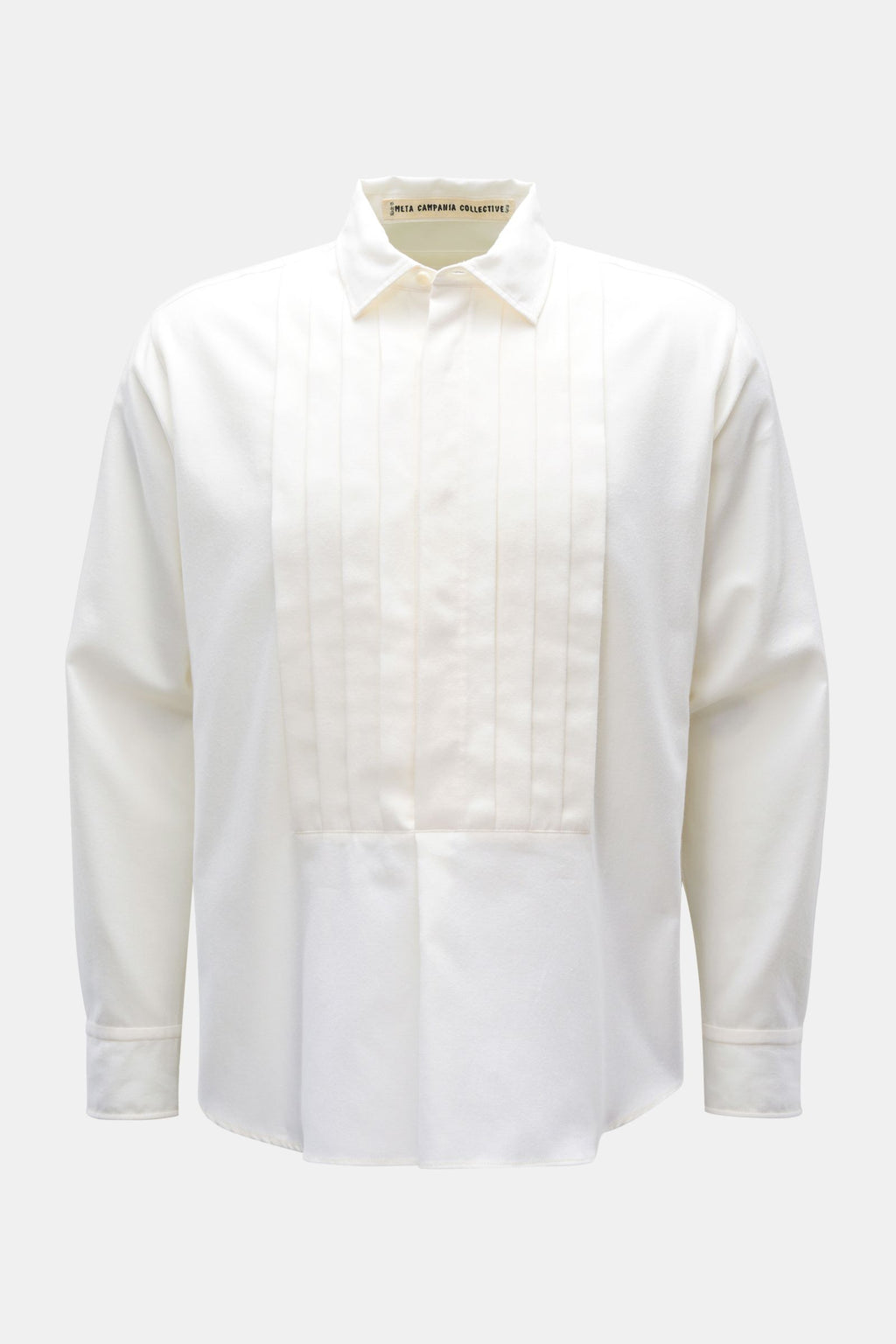 Meta Campania Collective Popover shirt narrow collar - off white