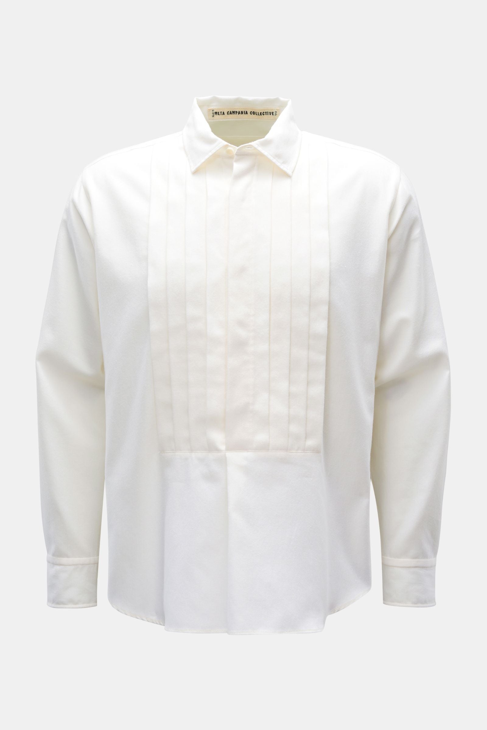 Meta Campania Collective Popover shirt narrow collar - off white