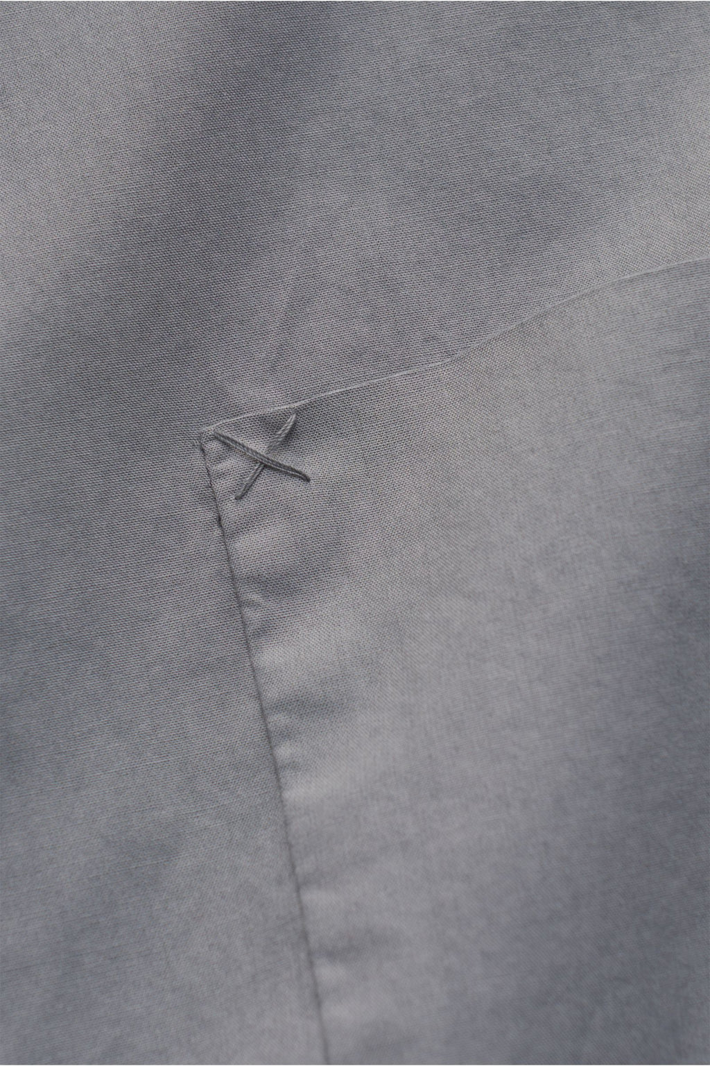 Weber+Weber Casual shirt 'Vintage Popeline Collar Shirt' grandad collar - grey