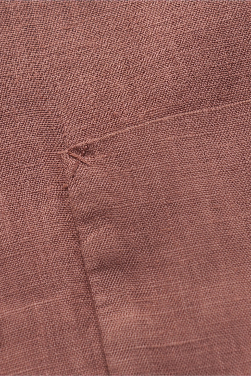 Weber+Weber Linen shirt 'Linen Collar Shirt' grandad collar - pink