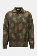 Etro Casual shirt Cuban collar - brown patterned