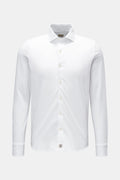 Sonrisa Jersey shirt shark collar - White