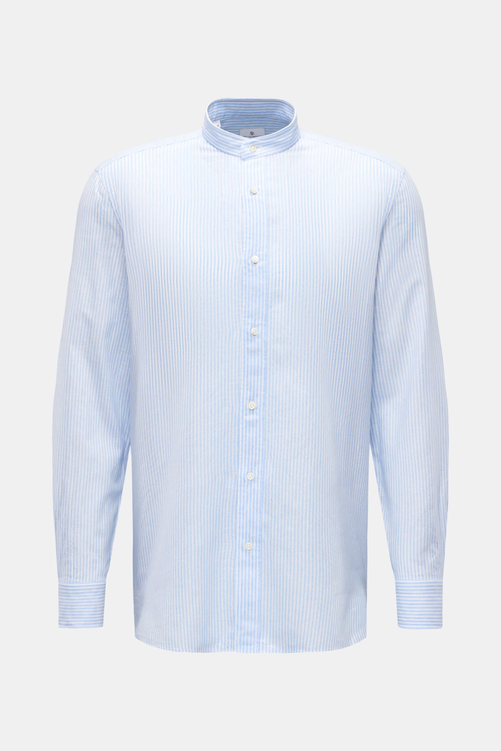 Giampaolo Casual shirt grandad collar - striped 2