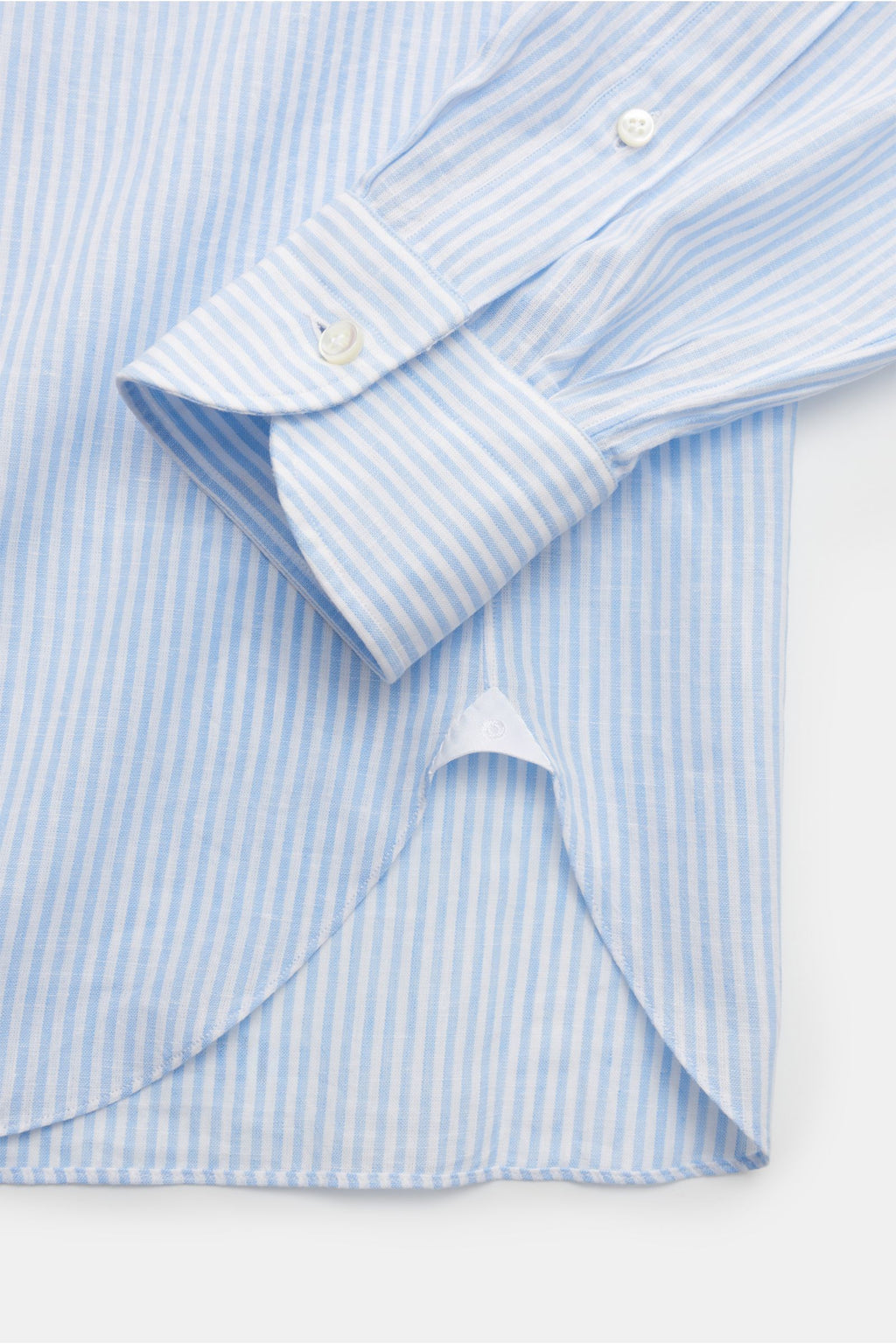 Giampaolo Casual shirt grandad collar - striped 2