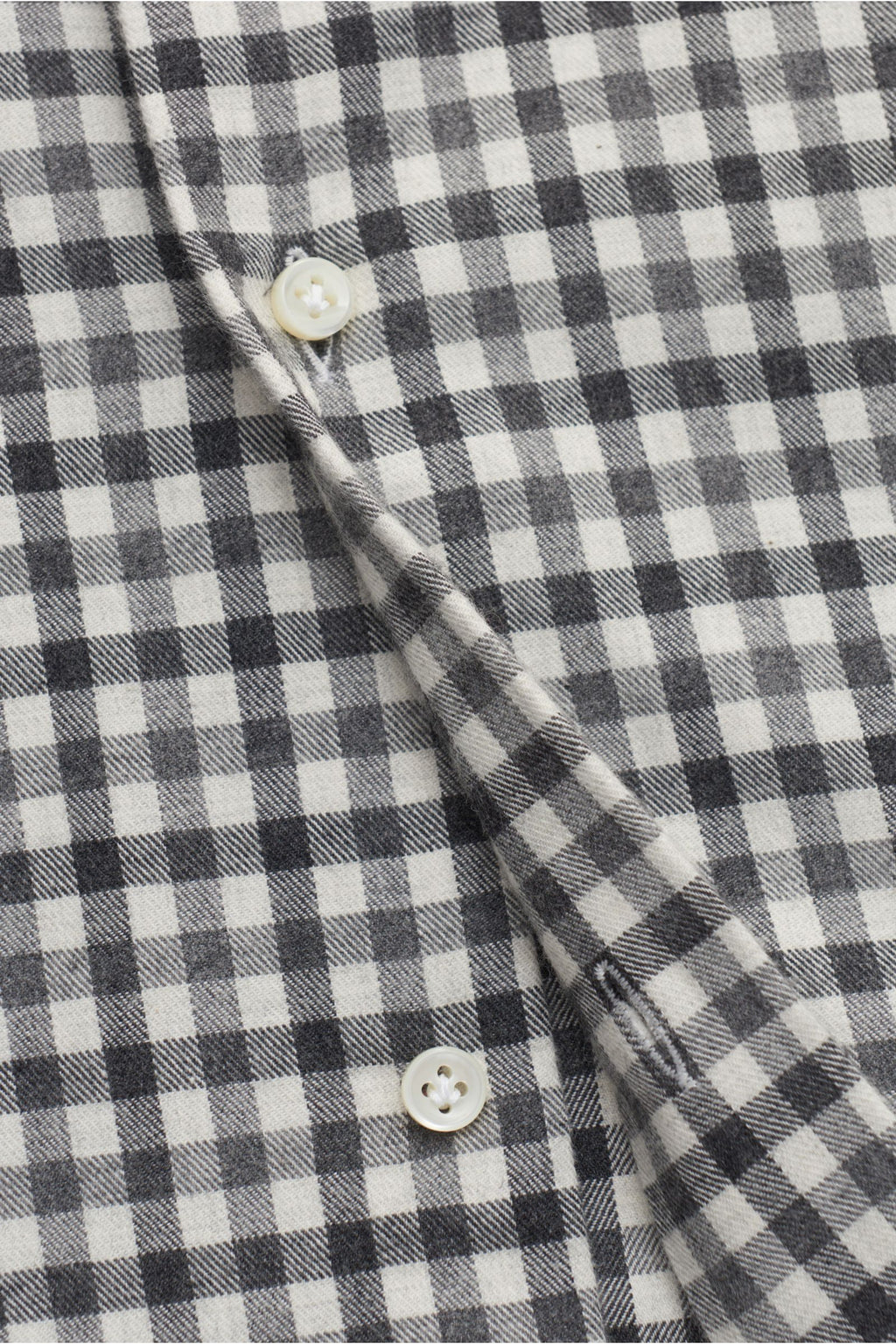 Giampaolo Casual shirt button-down collar /white - checked 2