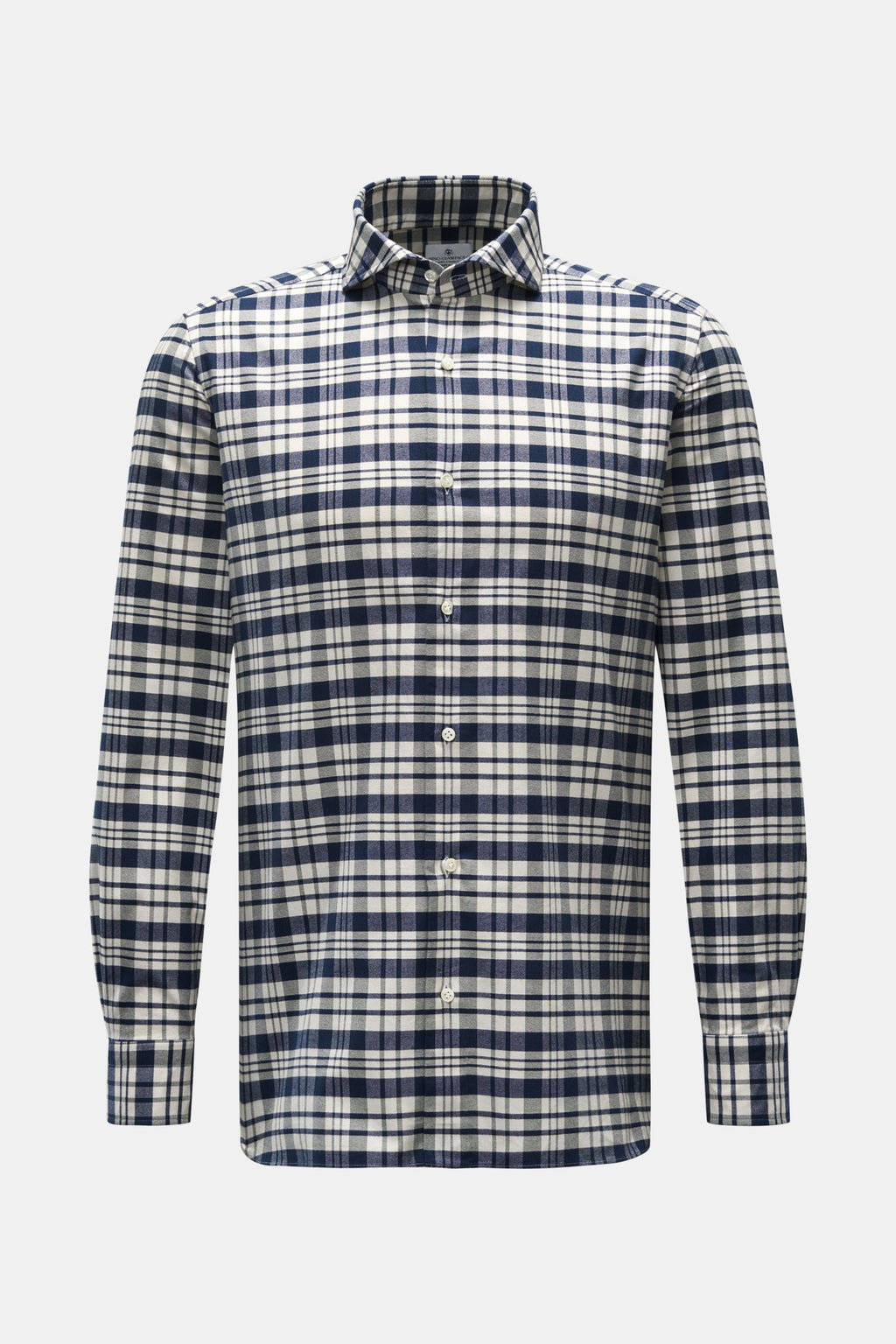 Giampaolo Casual shirt shark collar - Blue