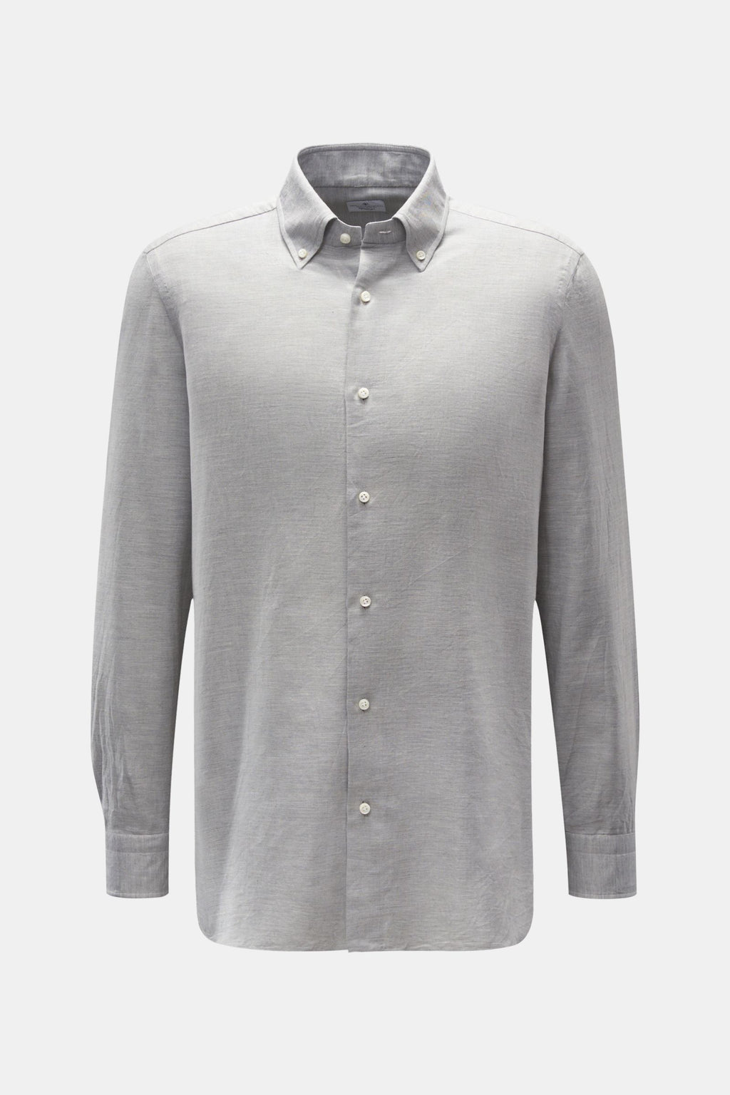 Giampaolo Casual shirt button-down collar h - Light grey