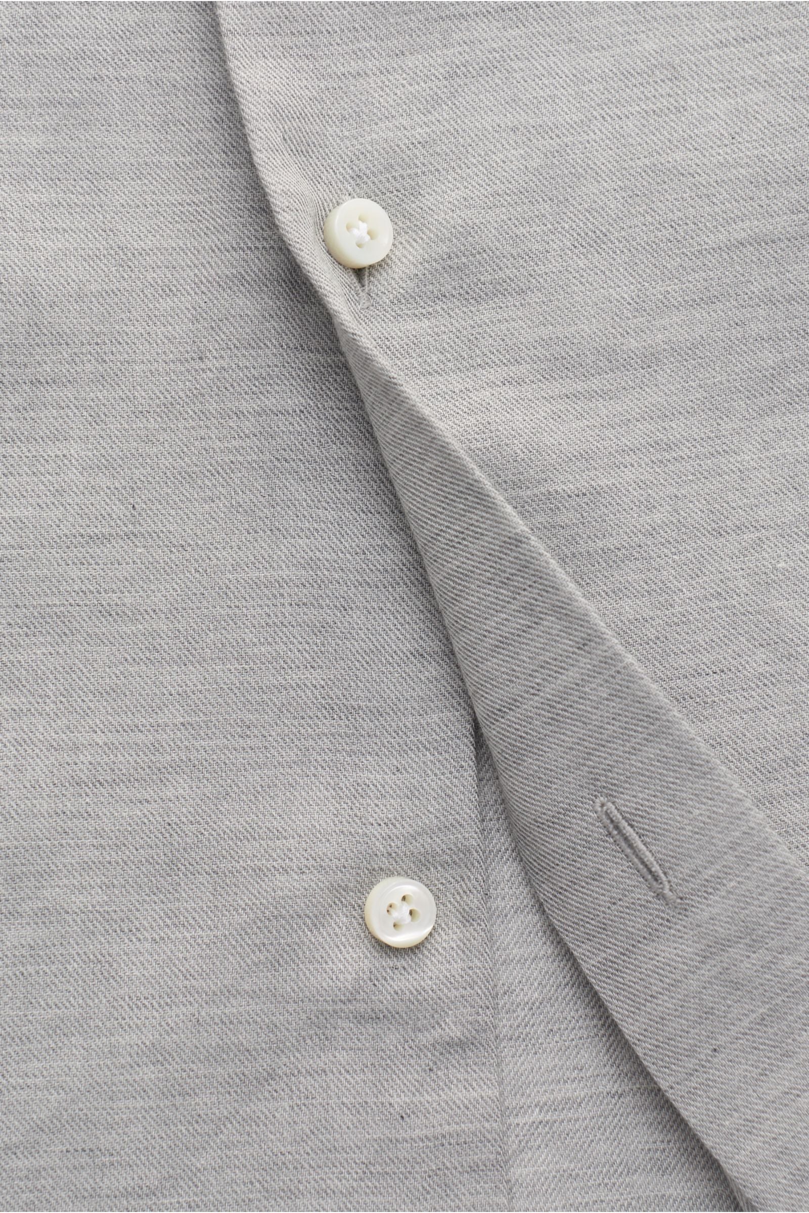 Giampaolo Casual shirt button-down collar h - Light grey