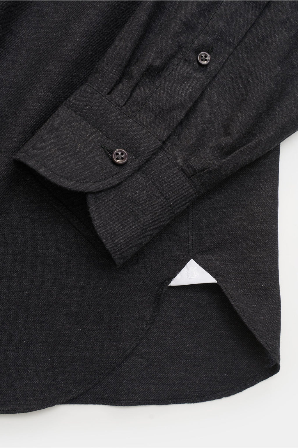 Giampaolo Casual shirt button-down collar h - Anthracite