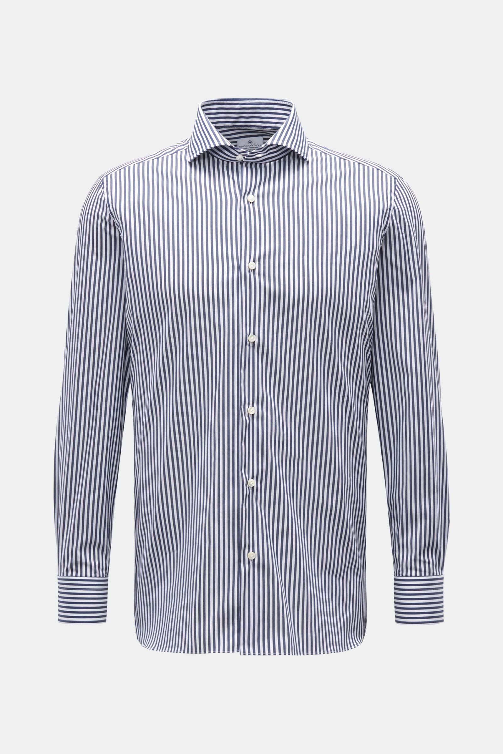 Giampaolo Casual shirt shark collar - Navy 2