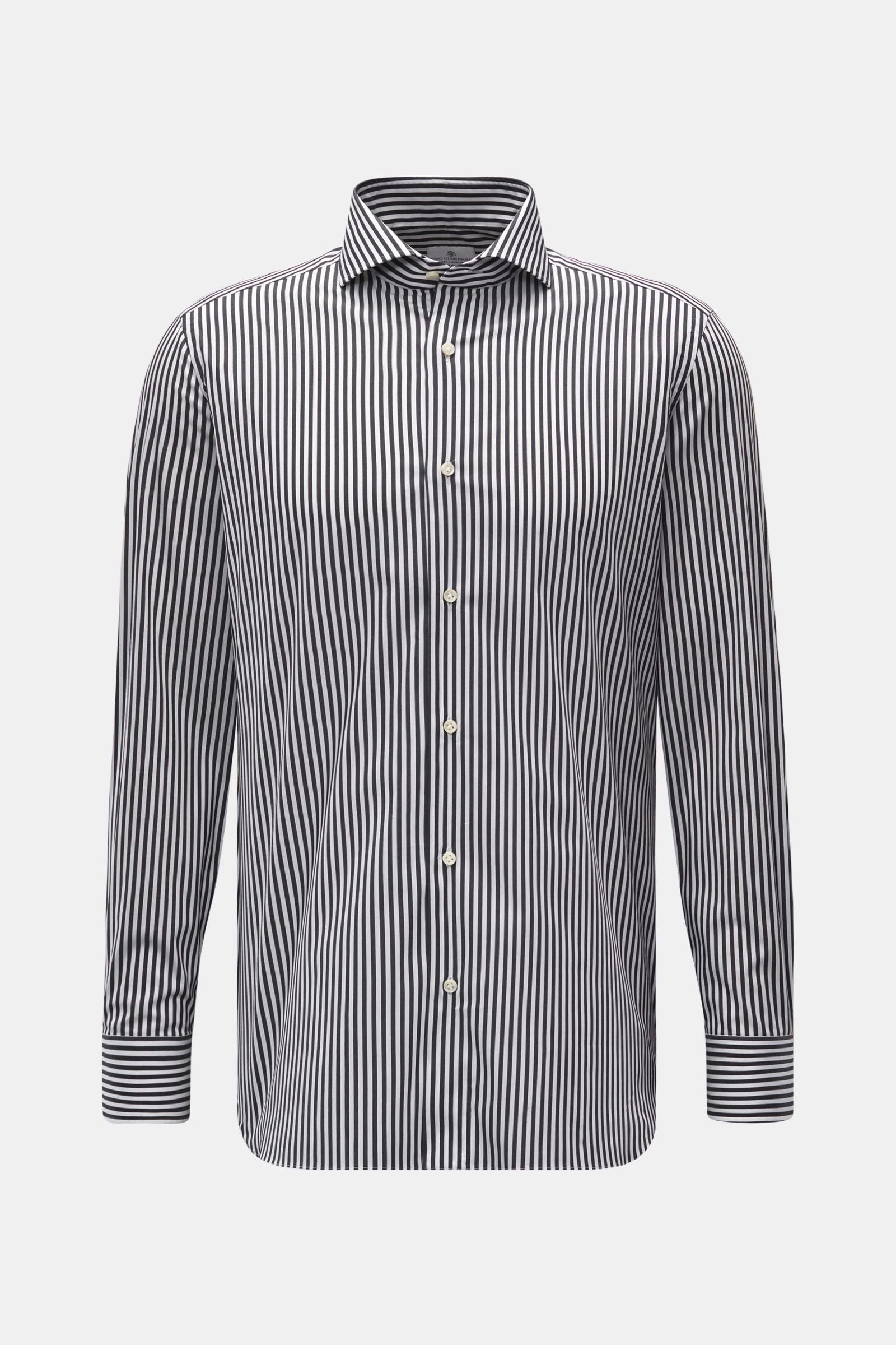 Giampaolo Casual shirt shark collar - striped