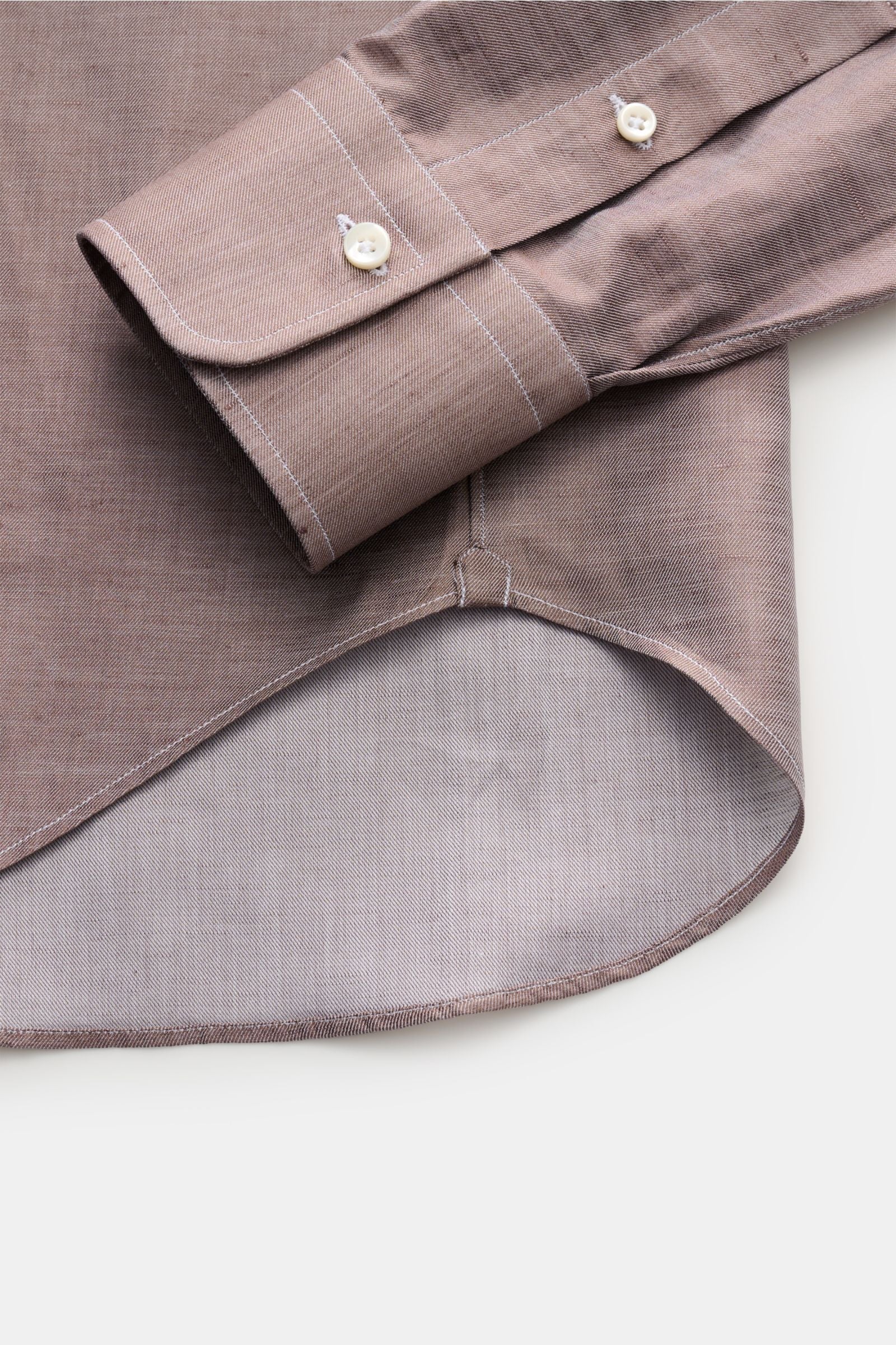 Gherardi Casual shirt - Grey brown