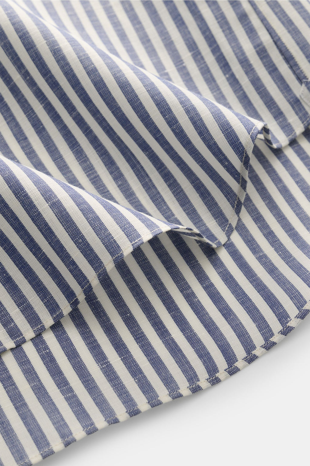 Gherardi Casual shirt shark collar dark - white striped