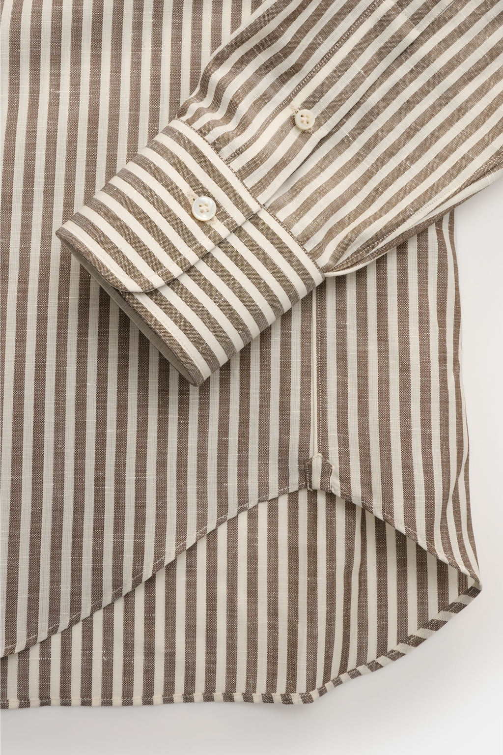 Gherardi Casual shirt shark collar dark - striped