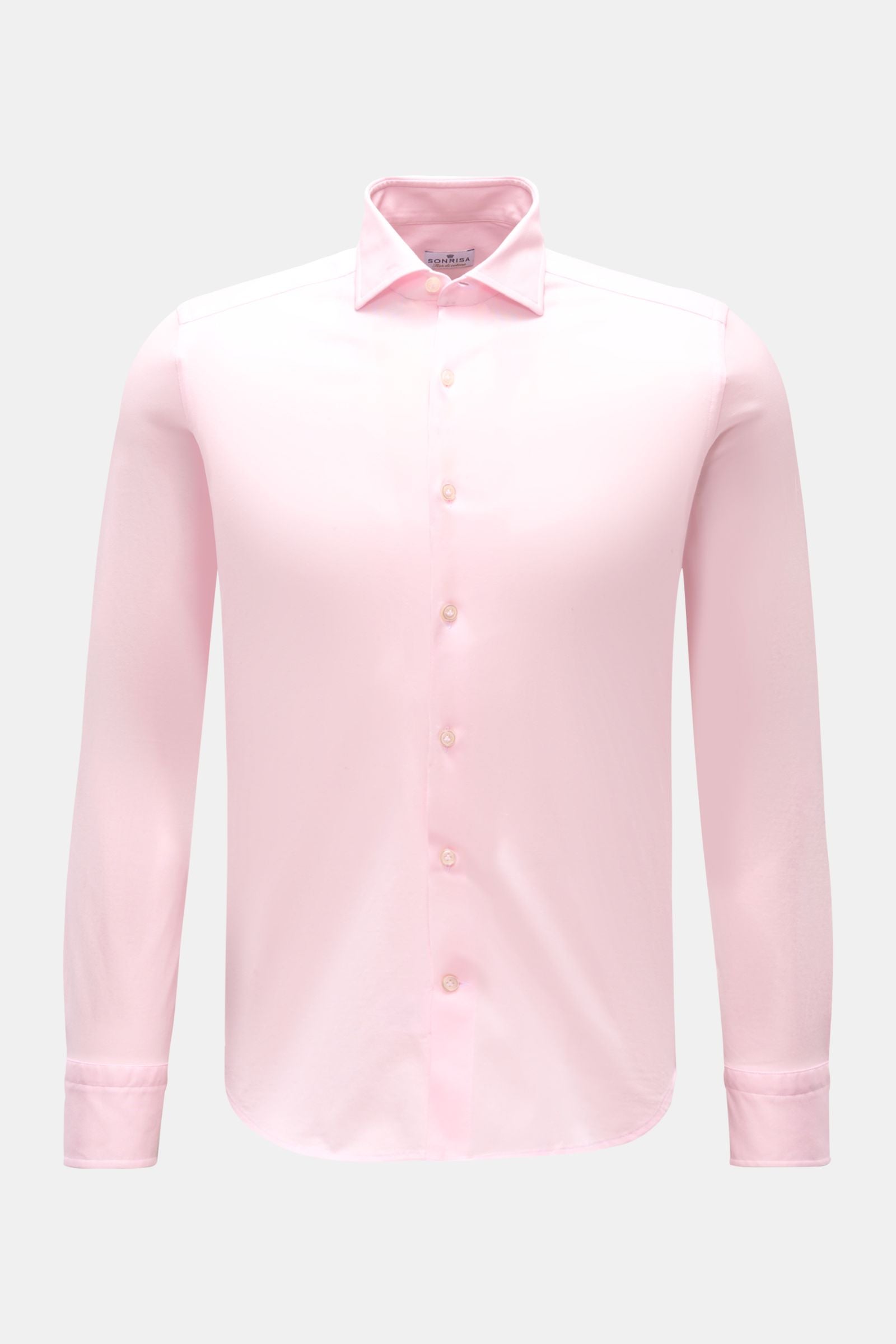 Sonrisa Jersey shirt shark collar - rose