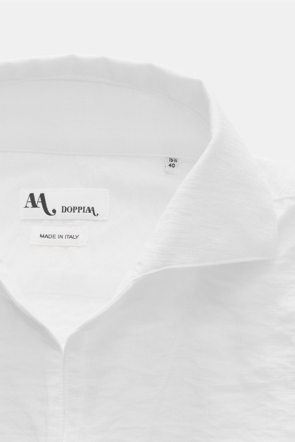 Doppiaa 'Aapiero' popover shirt shark collar - White