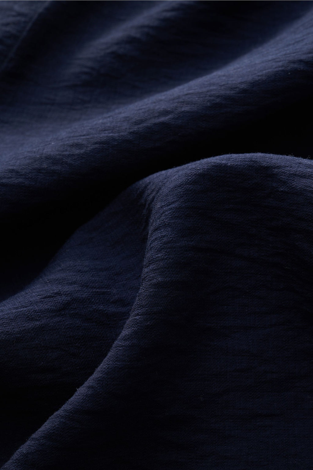 Doppiaa 'Aapiero' popover shirt shark collar - Navy