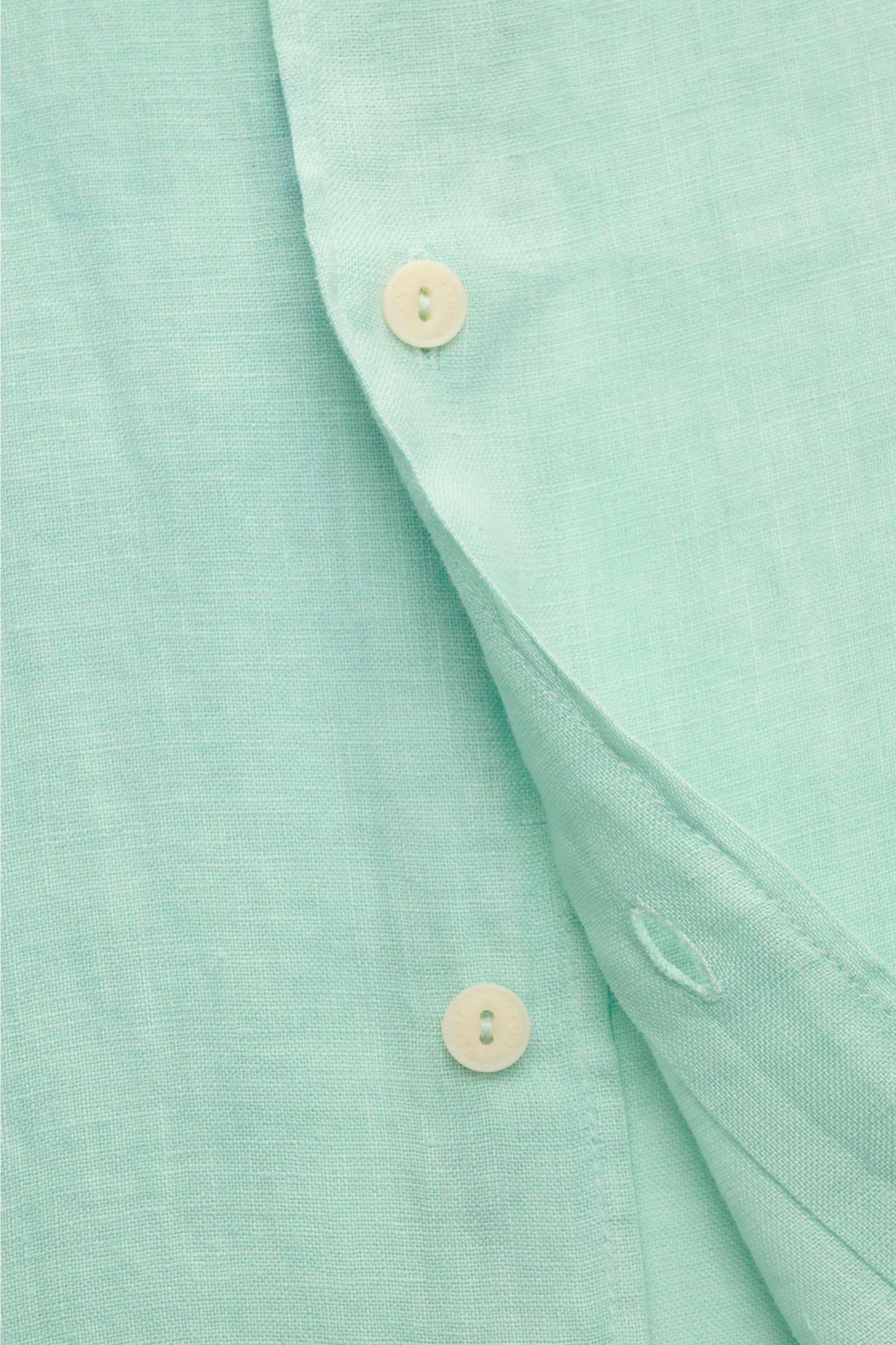MC2 Saint Barth Casual linen shirt Kent collar - mint green