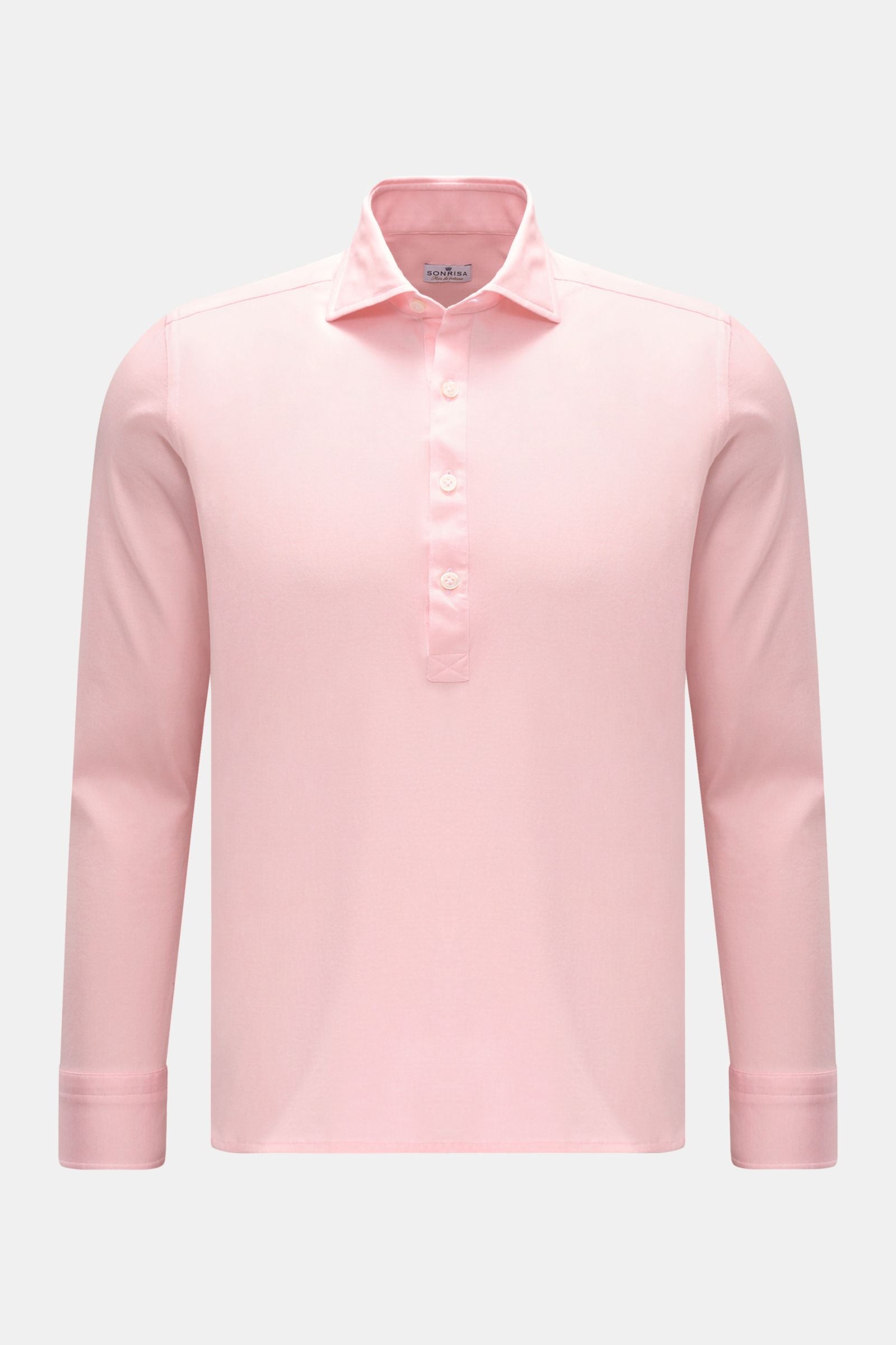 Sonrisa Popover shirt shark collar - Rose