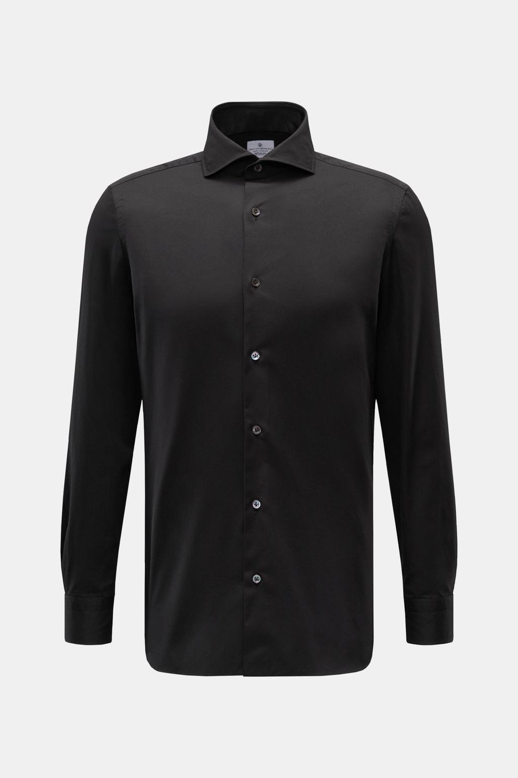 Giampaolo Casual shirt shark collar - Black 2