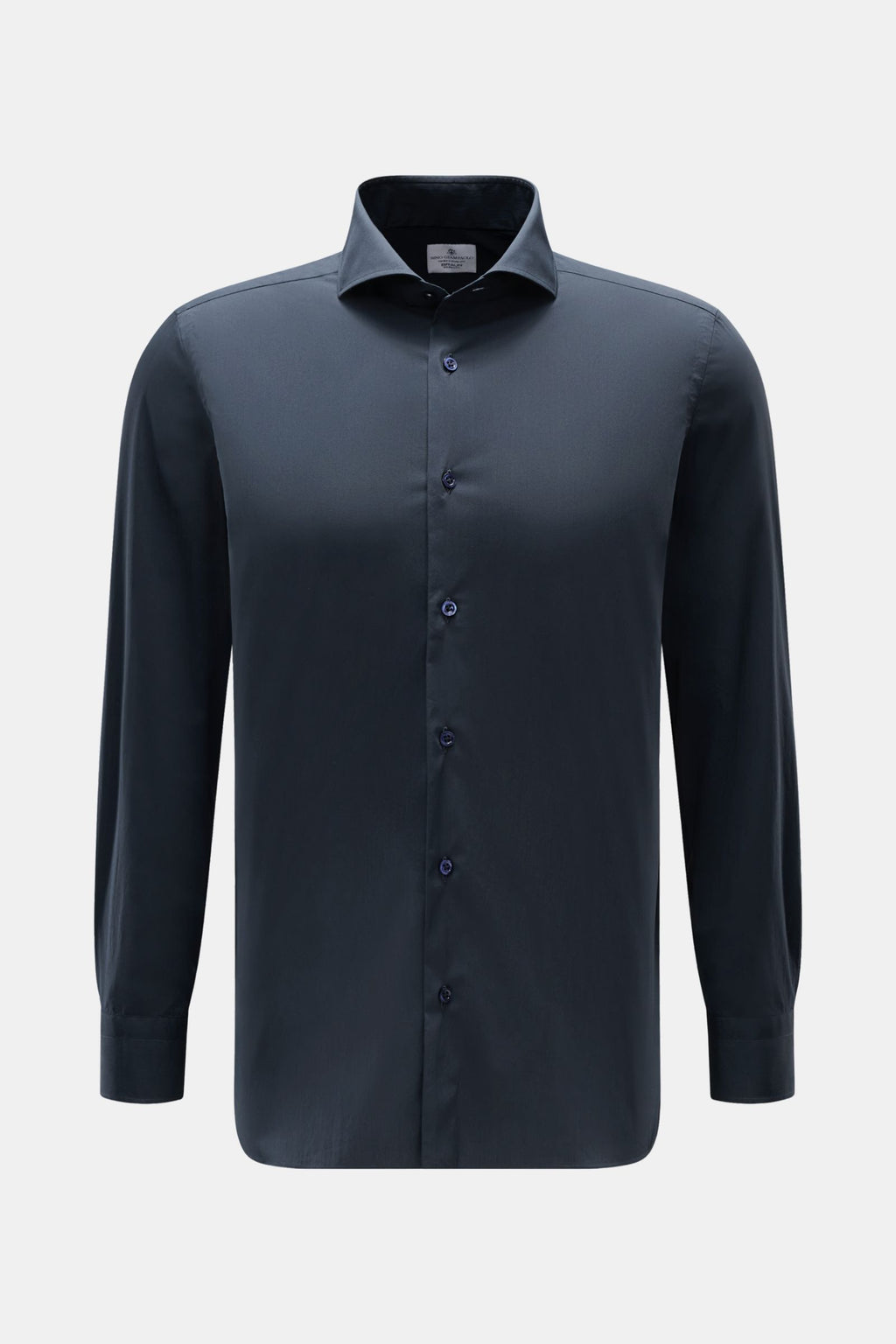 Giampaolo Casual shirt shark collar - Navy 3