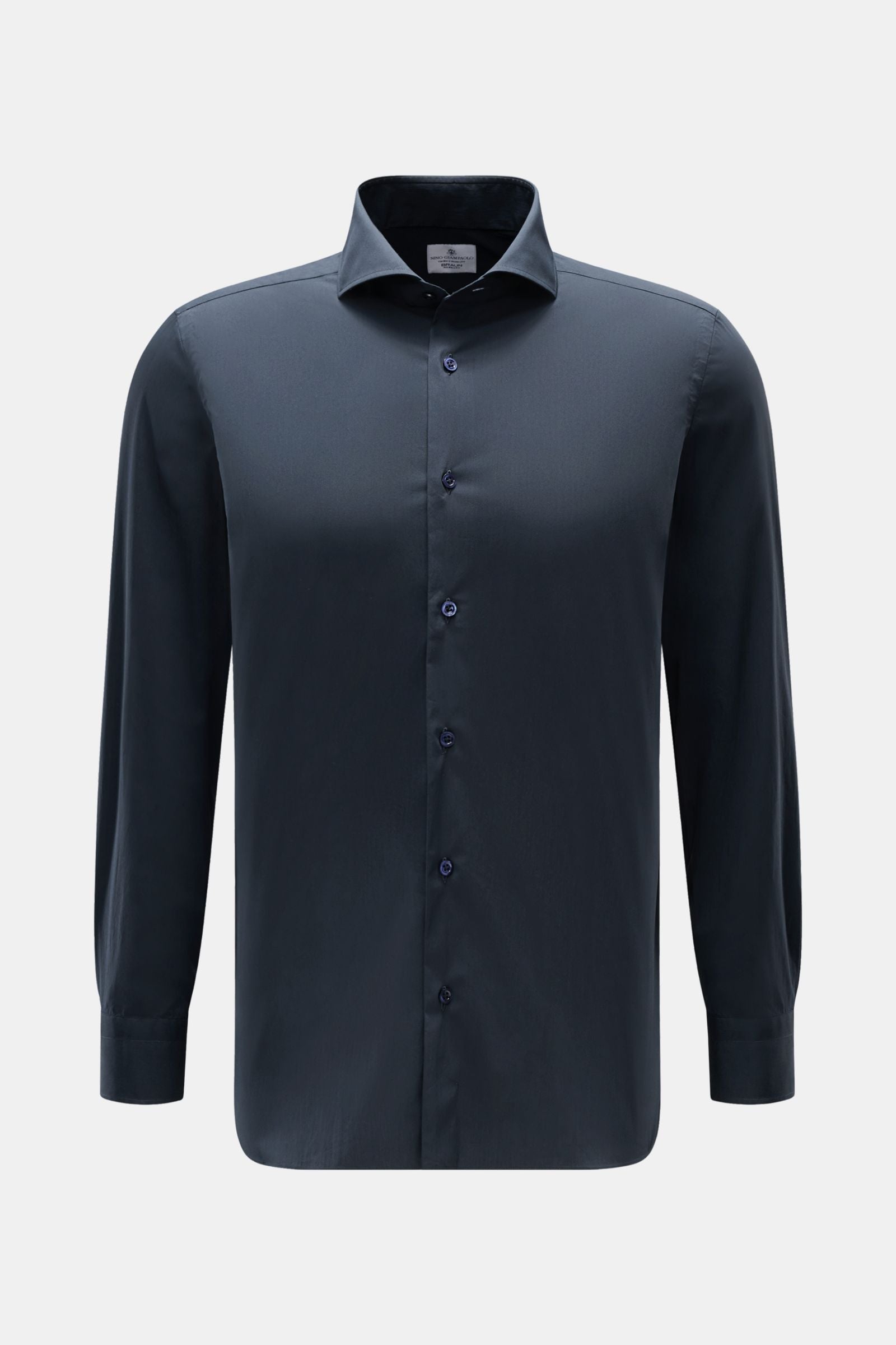 Giampaolo Casual shirt shark collar - Navy 3