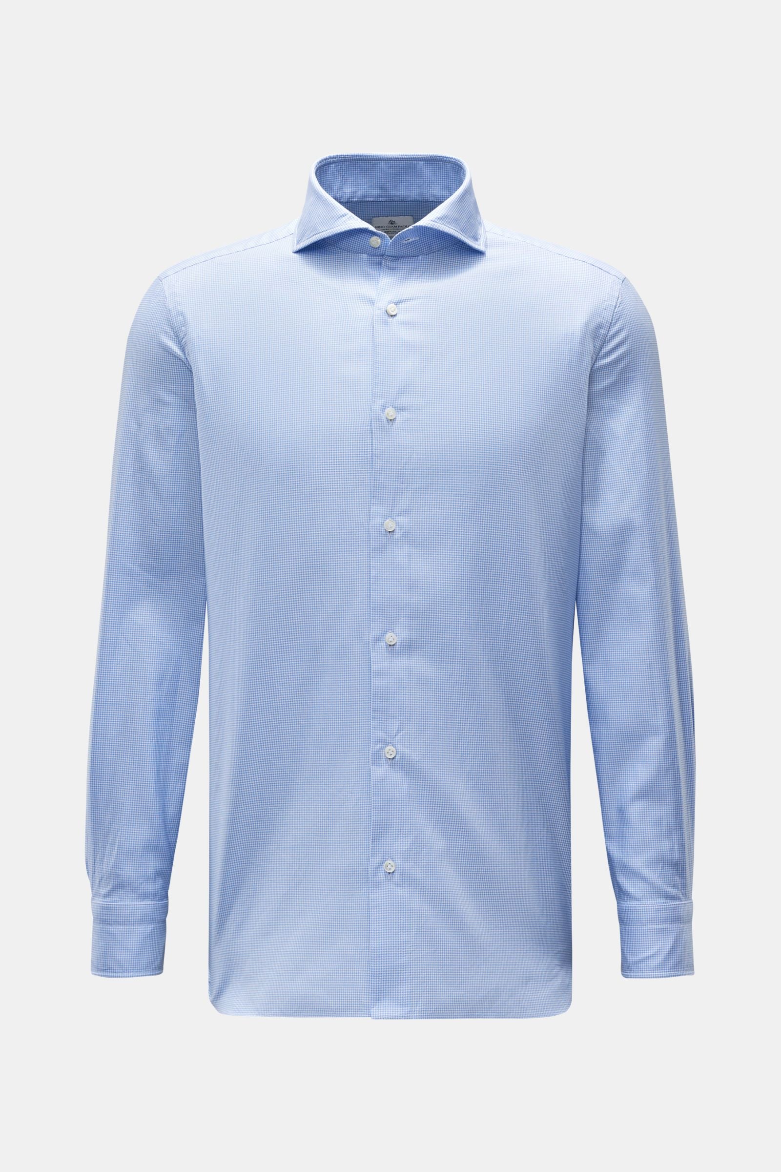 Giampaolo Oxford shirt shark collar - checked
