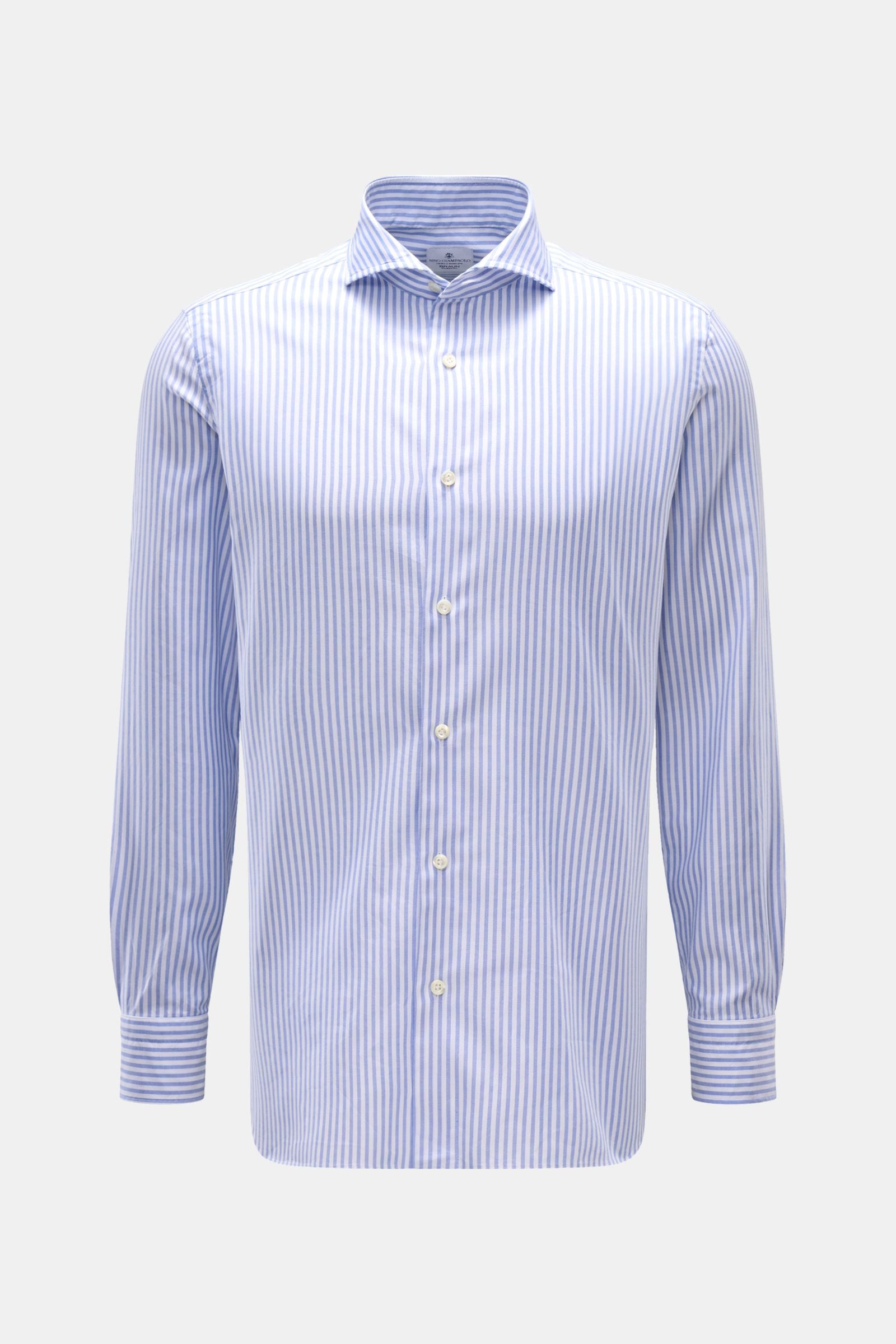 Giampaolo Oxford shirt shark collar - striped