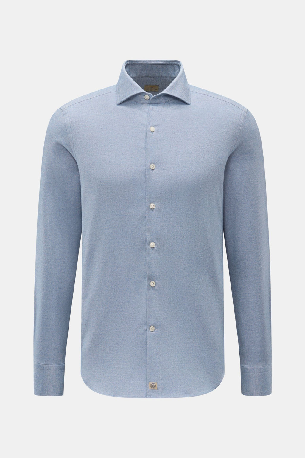 Sonrisa Oxford shirt shark collar smoky - smoky blue