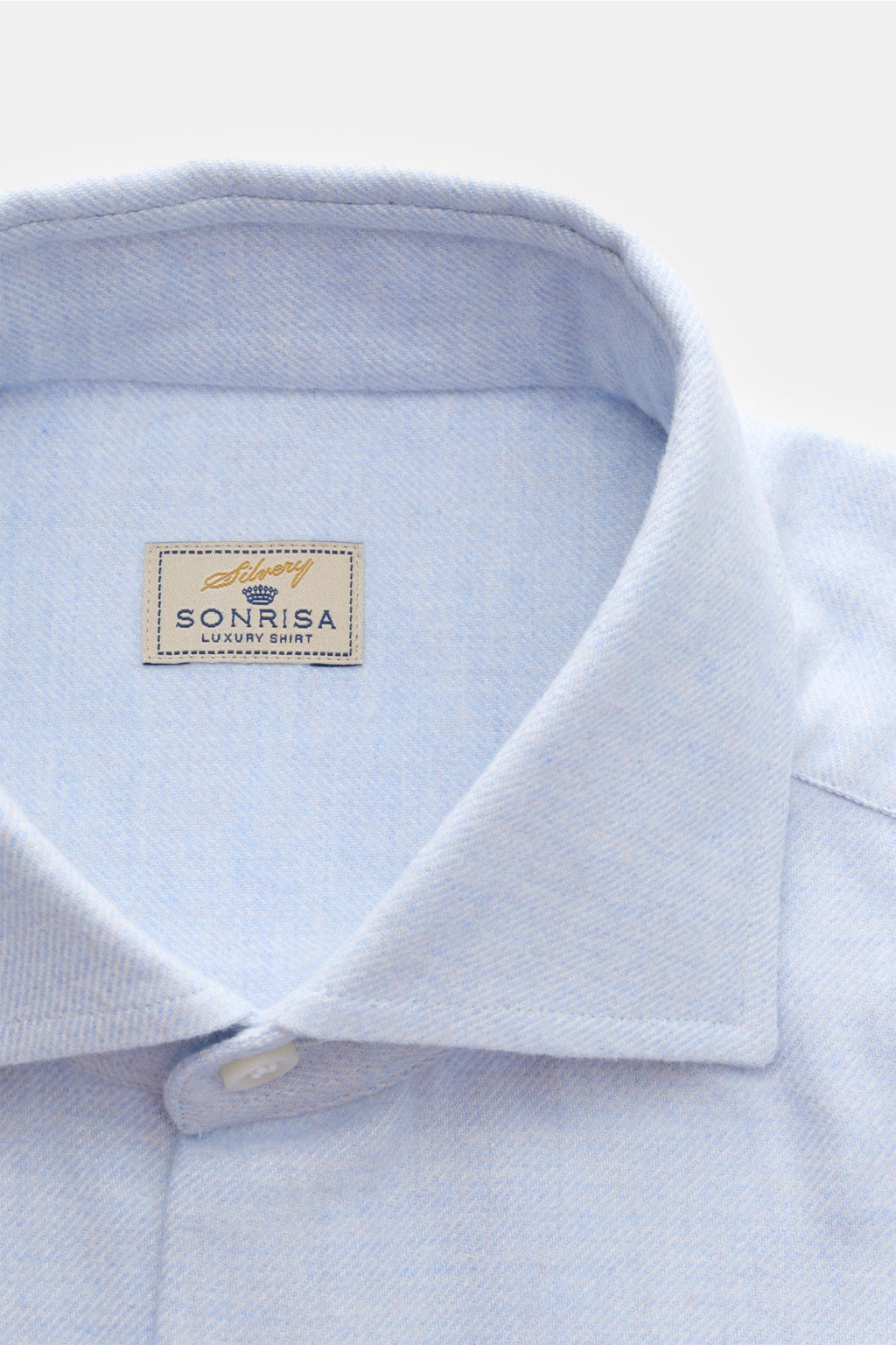 Sonrisa Casual shirt shark collar - Light blue