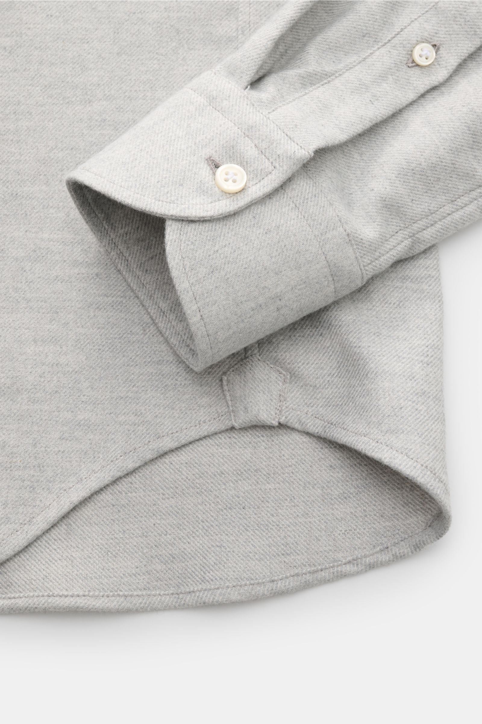 Sonrisa Casual shirt shark collar - Light grey