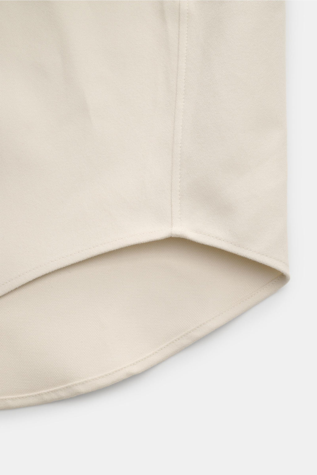Ami Paris Flannel shirt Kent collar - cream