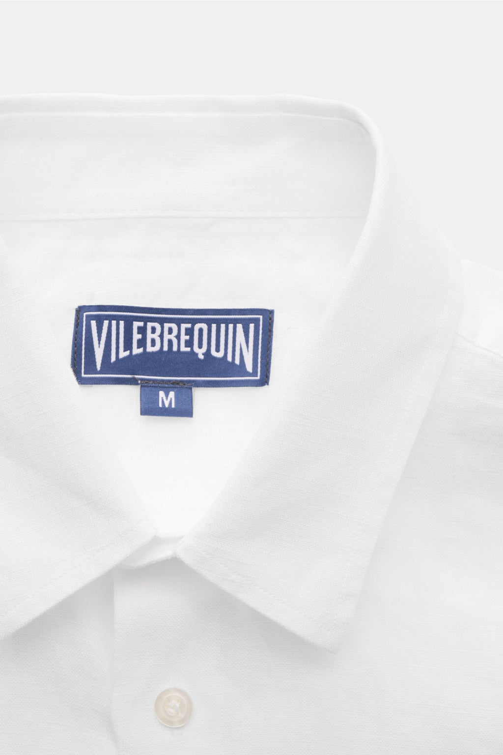 Vilebrequin Linen shirt slim collar - White