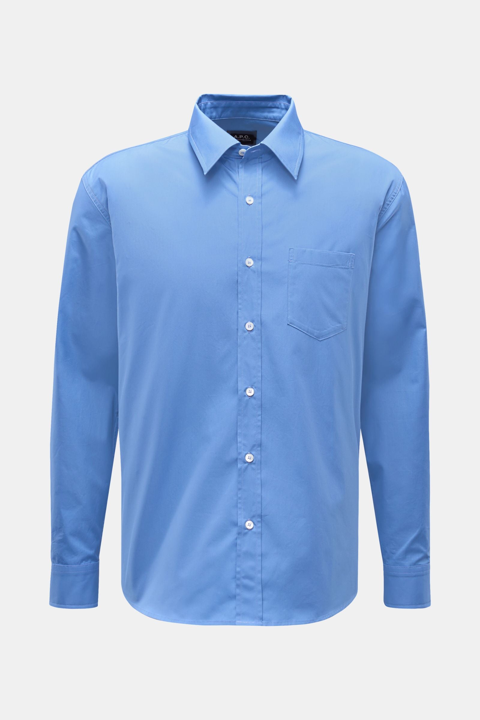 A.P.C. Casual shirt Kent collar - Blue