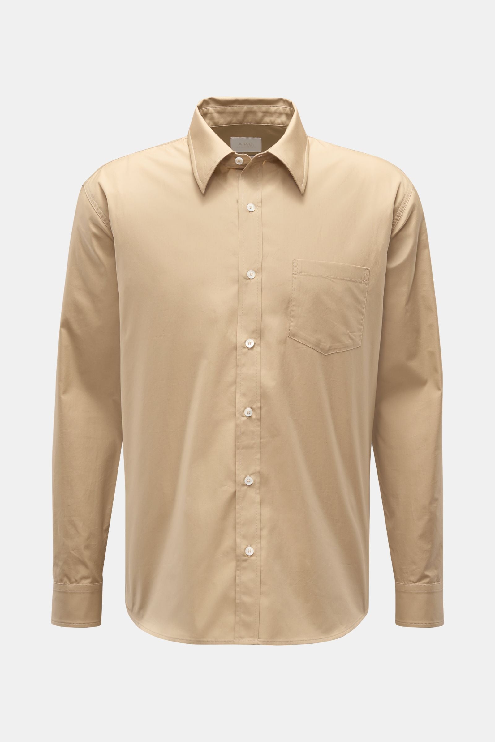 A.P.C. Casual shirt Kent collar - Sand