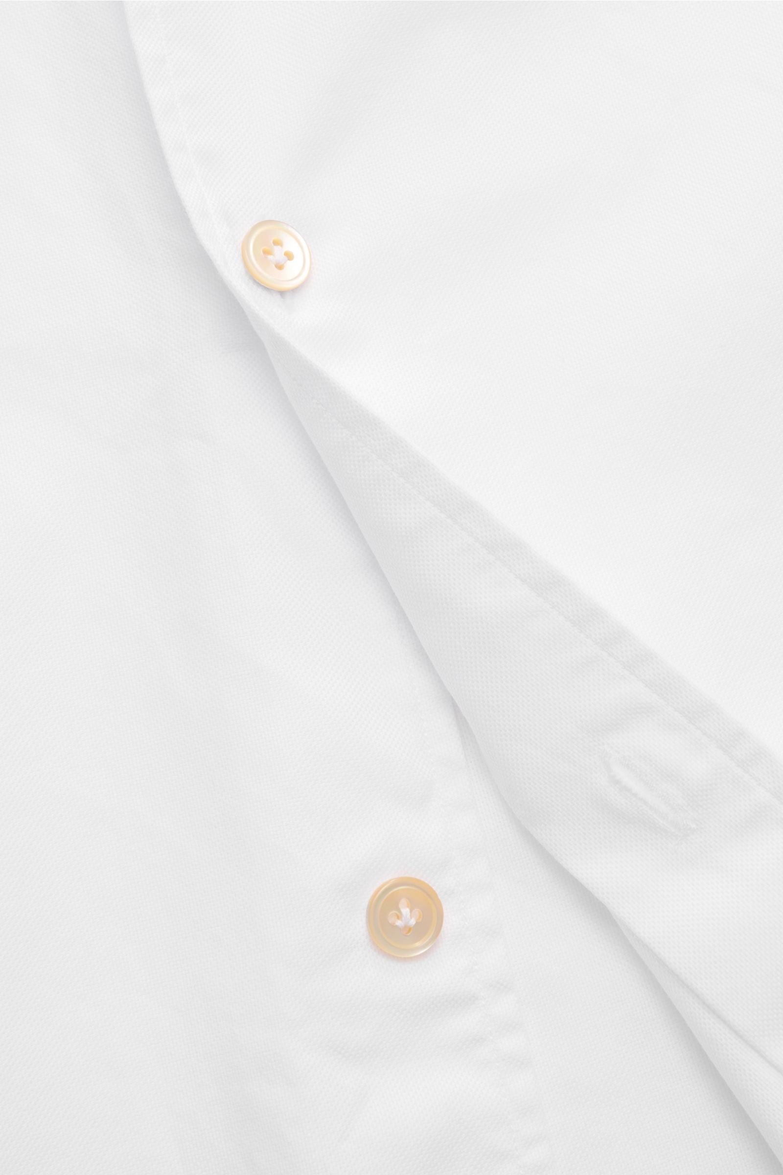 Borrelli Oxford shirt 'Ettore' shark collar - White