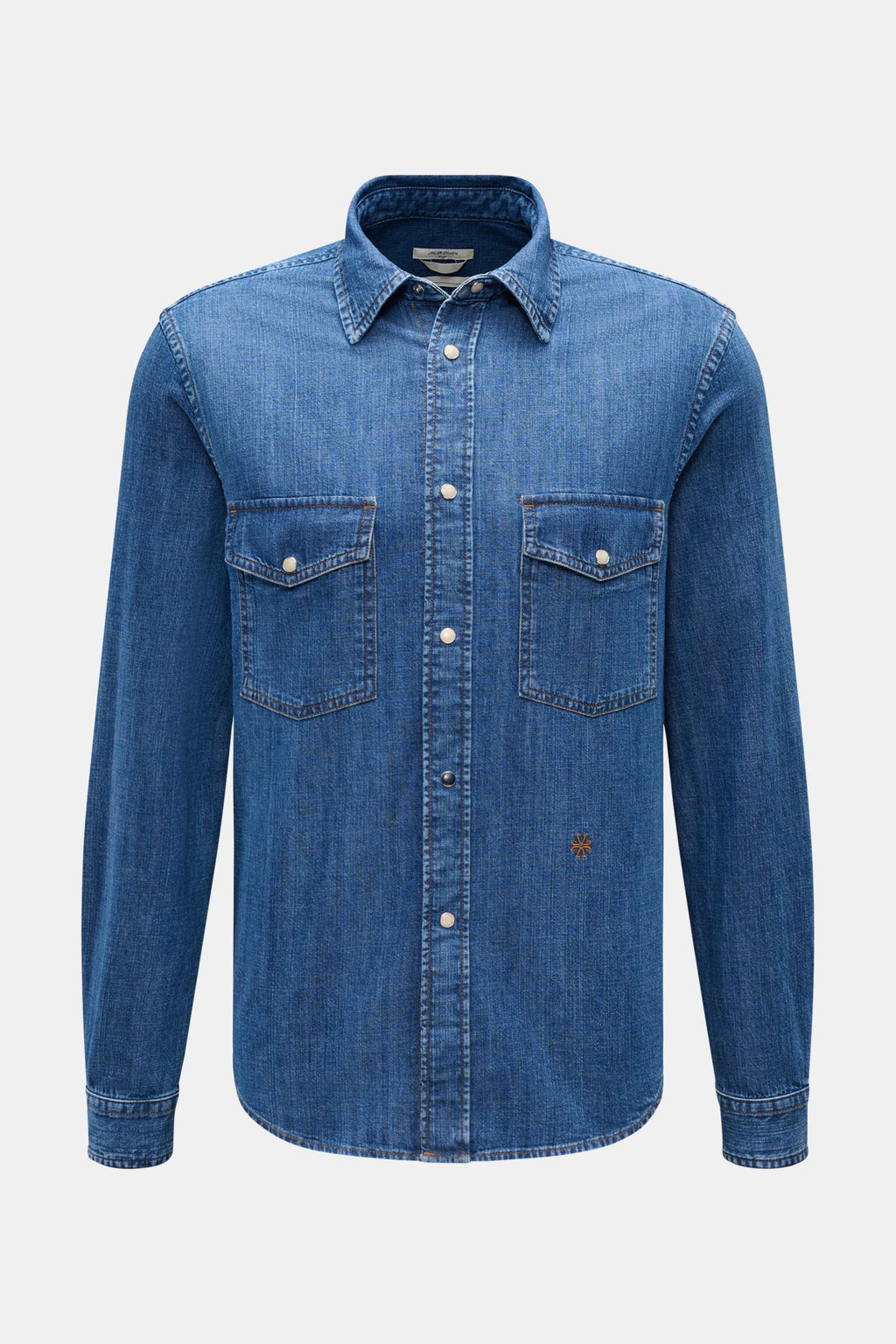 Jacob Cohen Denim shirt Kent collar - blue