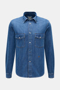 Jacob Cohen Denim shirt Kent collar - blue