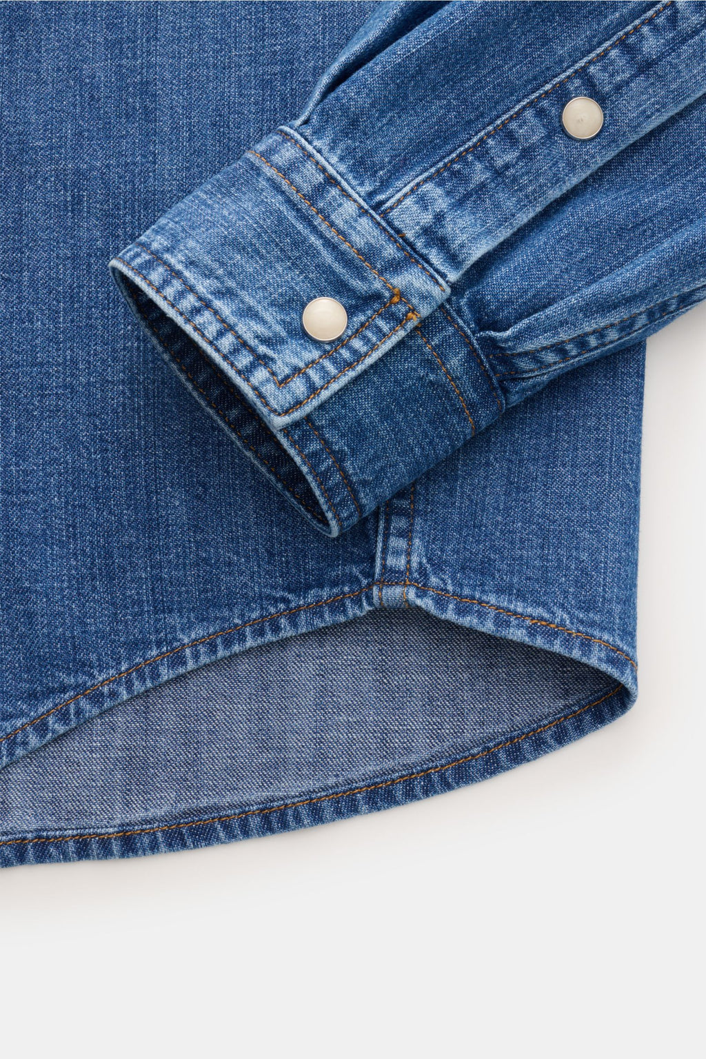 Jacob Cohen Denim shirt Kent collar - blue