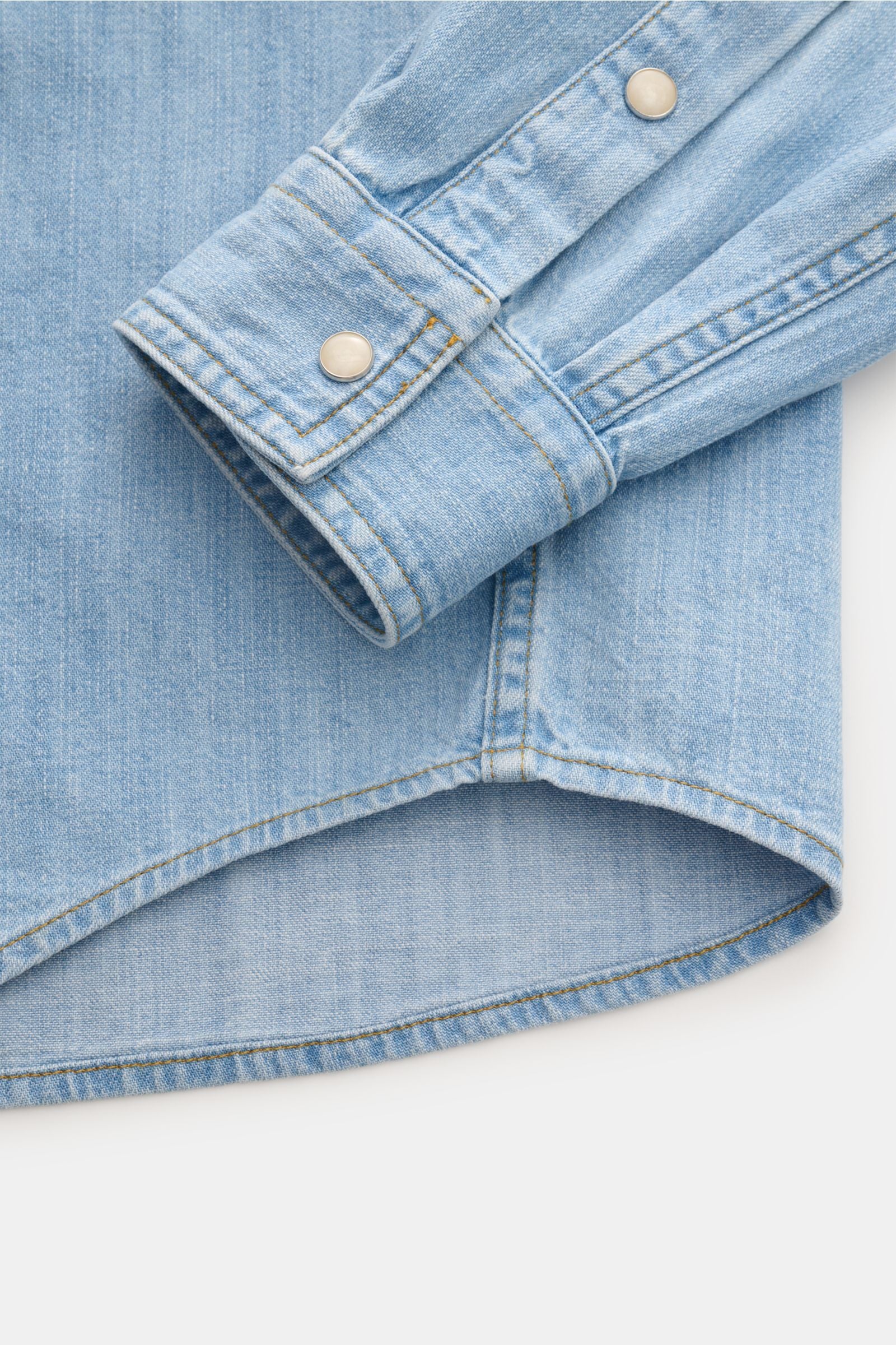 Jacob Cohen Denim shirt Kent collar - light blue