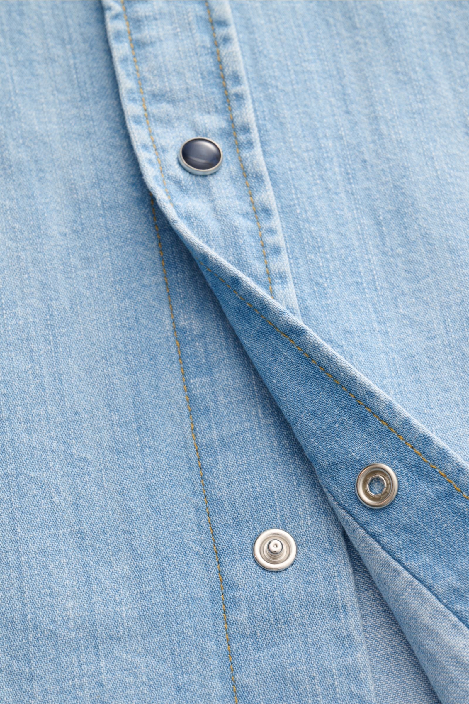 Jacob Cohen Denim shirt Kent collar - light blue