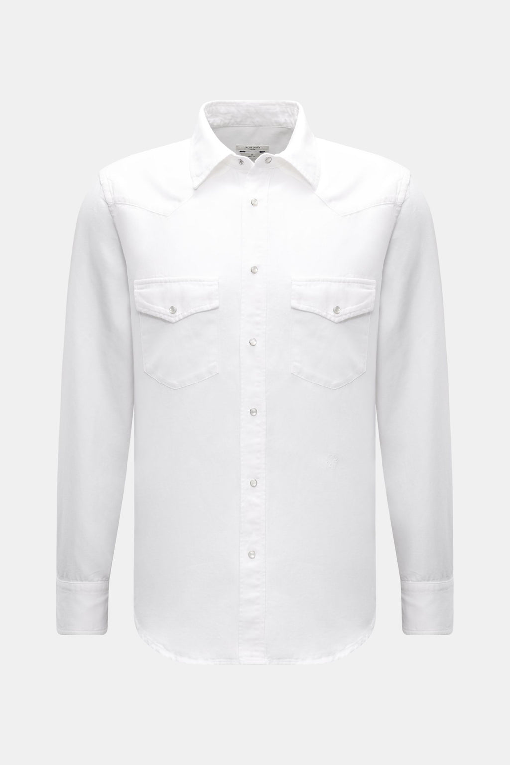 Jacob Cohen Denim shirt narrow collar - off white