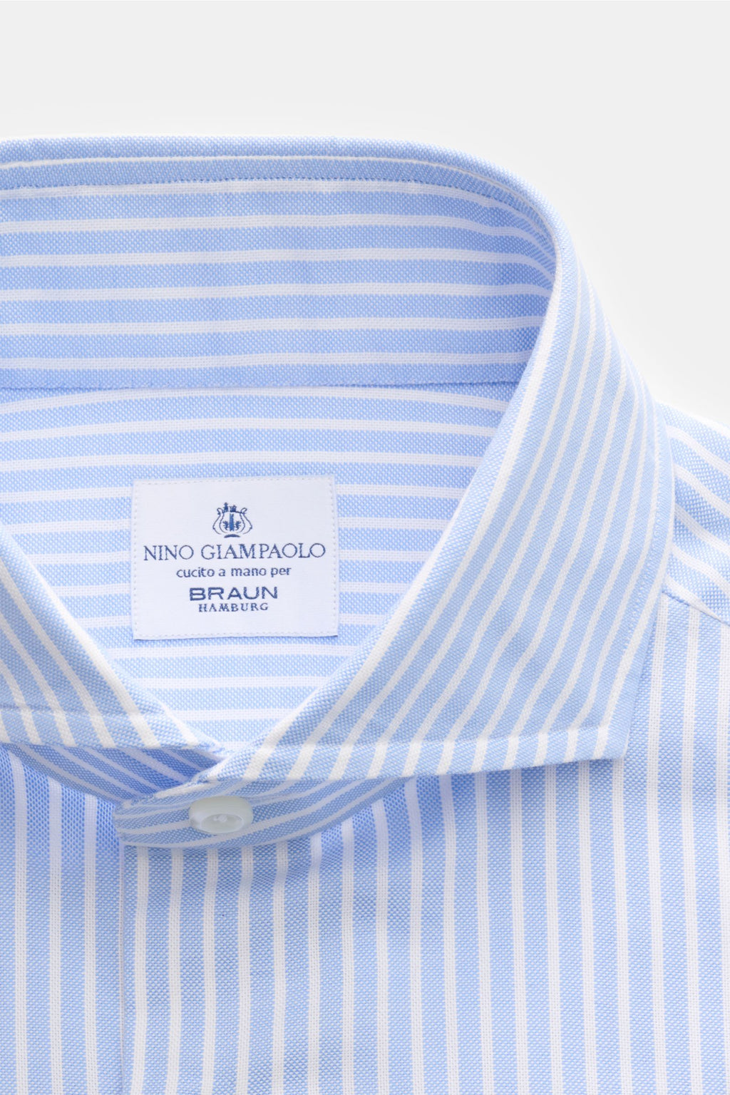 Giampaolo shirt shark collar light blue/white ed - Light blue 2