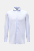 Giampaolo Oxford shirt shark collar white/ - blue striped