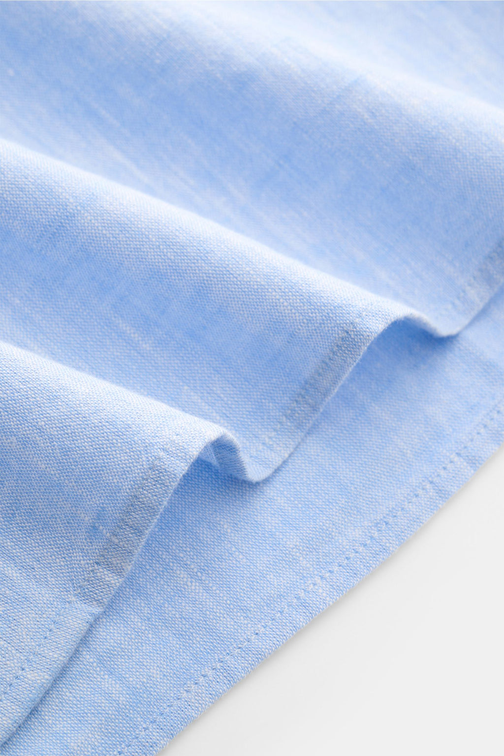 Officine Générale Casual shirt 'Guido' Kent collar - light blue mottled