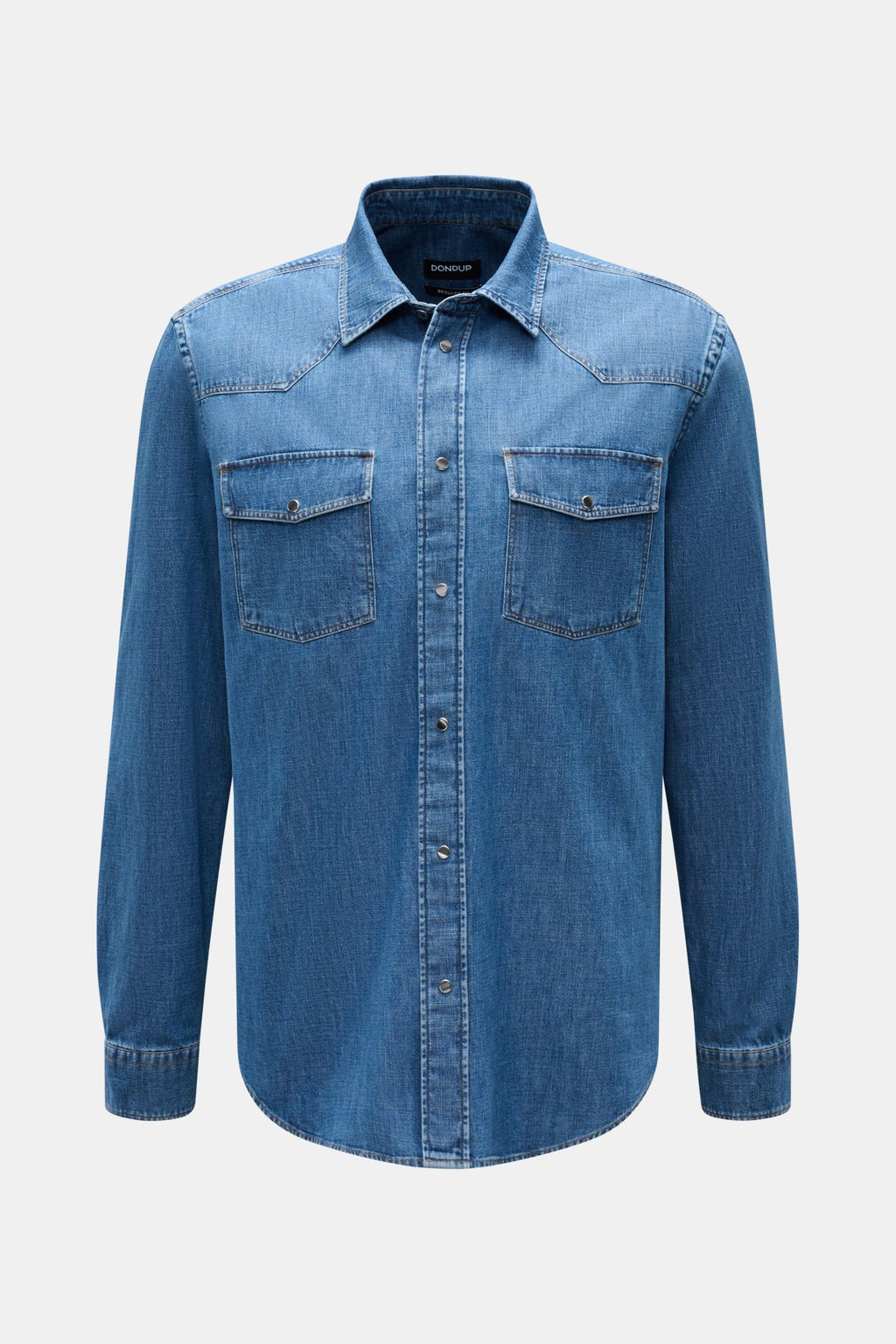 Dondup Denim shirt 'Camicia' Kent collar - blue