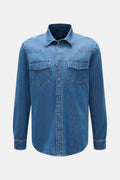 Dondup Denim shirt 'Camicia' Kent collar - blue