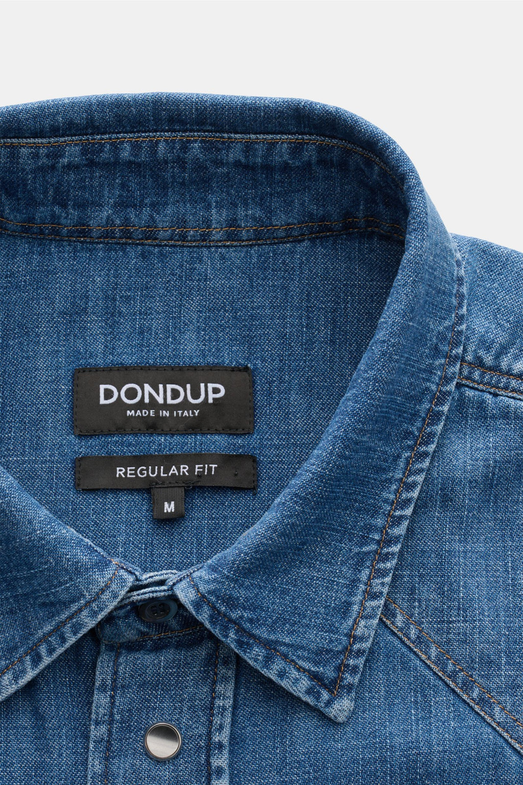 Dondup Denim shirt 'Camicia' Kent collar - blue